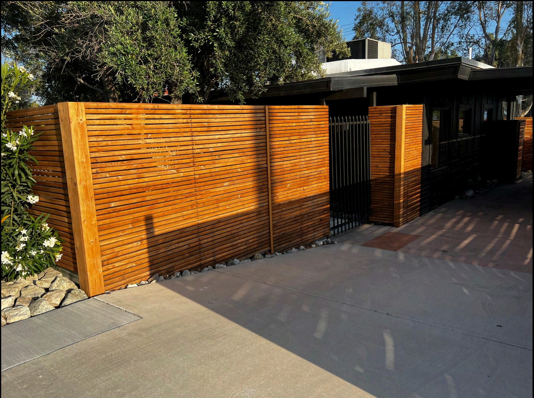 Carport & Fencing after renovation