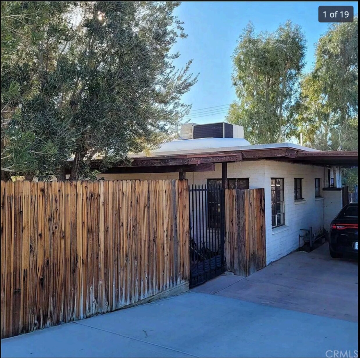 Carport & Fencing before renovation