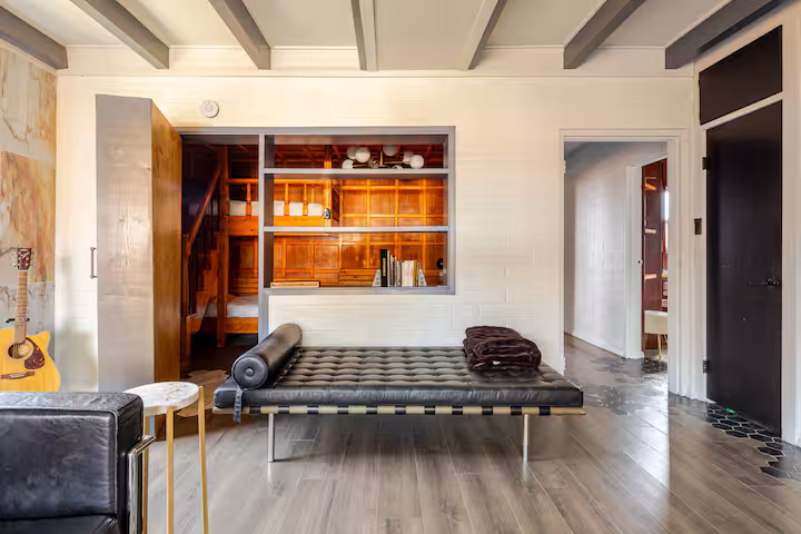 Designer kitchen with custom wood countertops