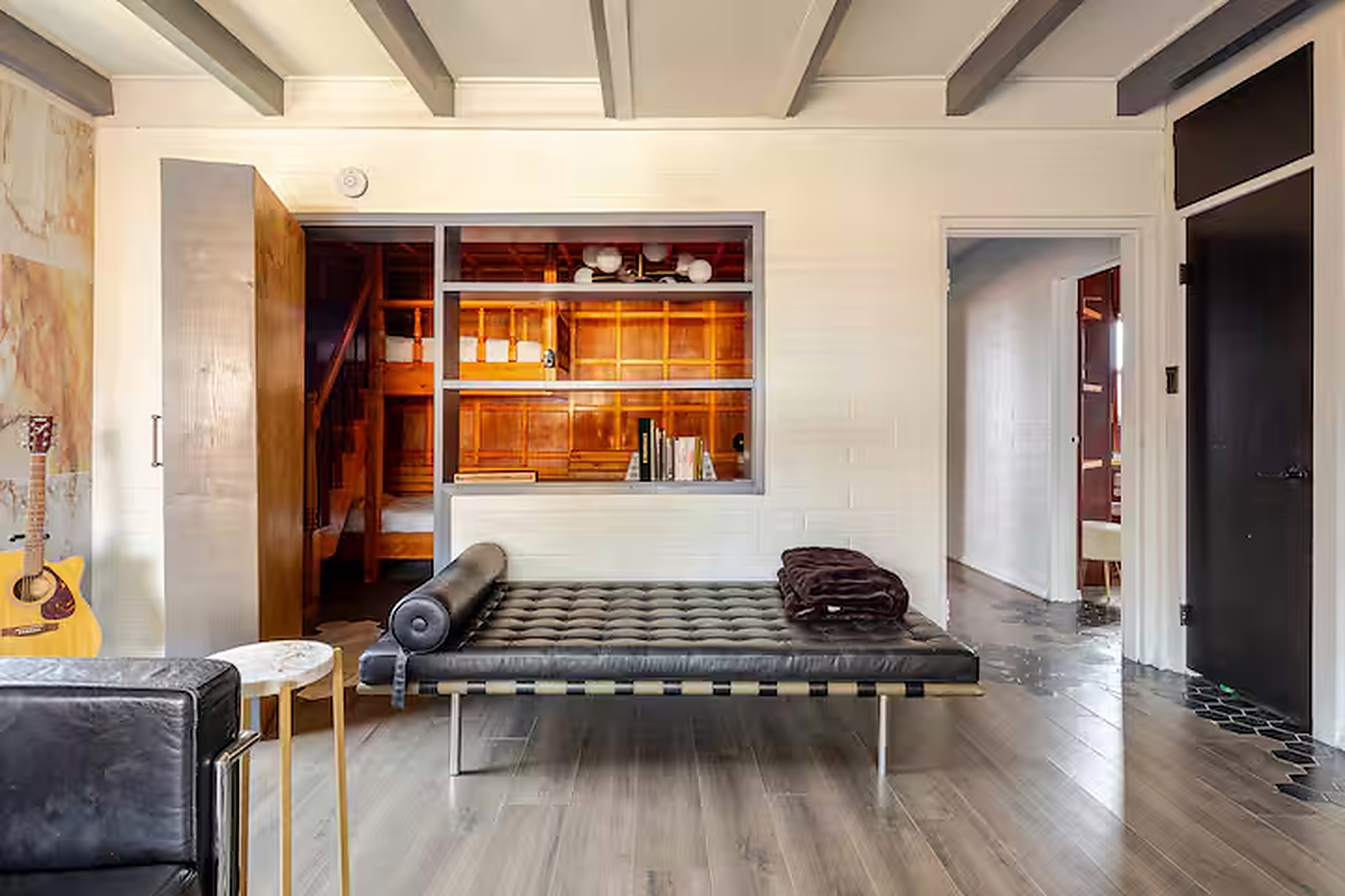 Designer kitchen with custom wood countertops