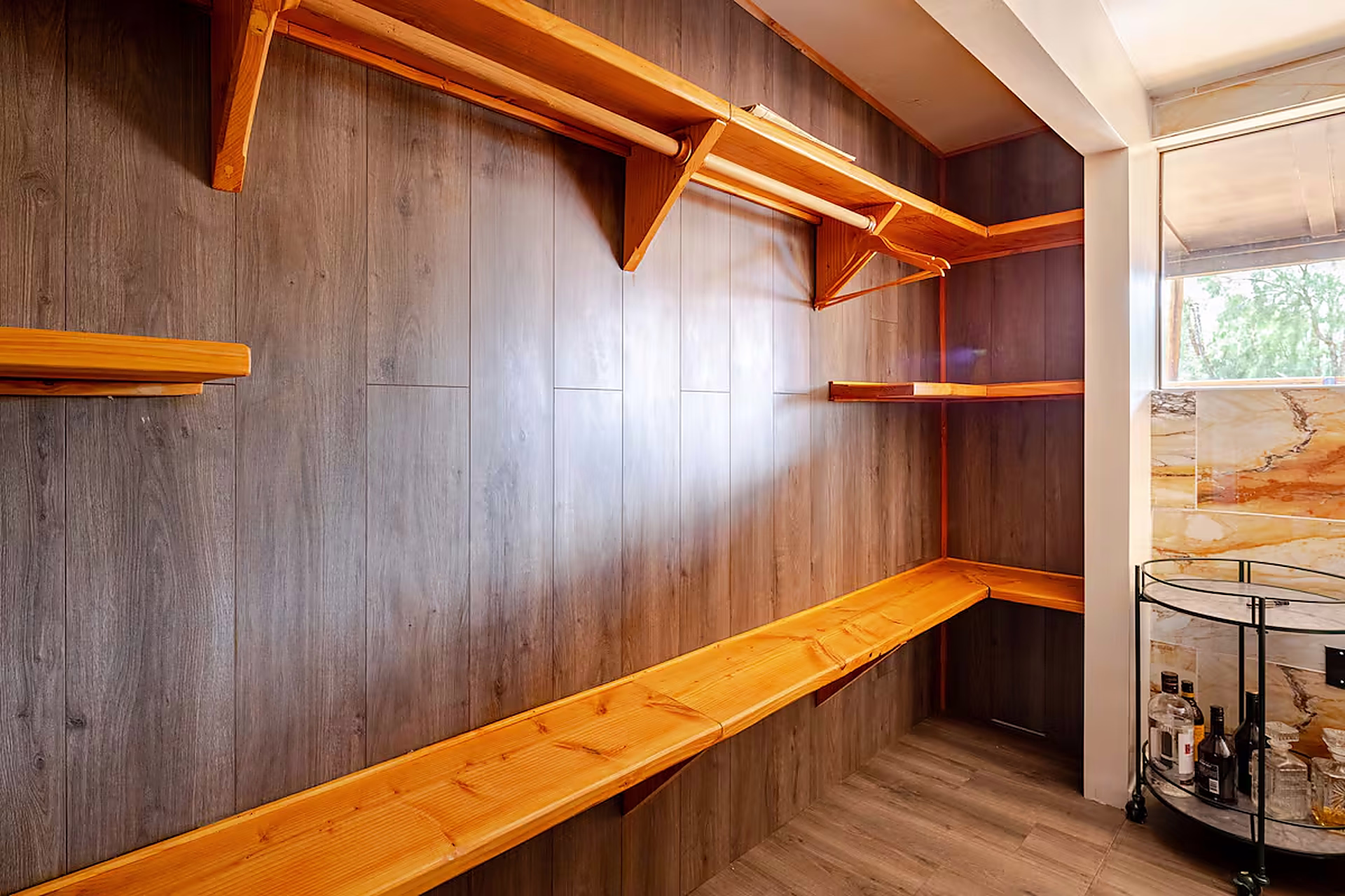 Warm organic finishes