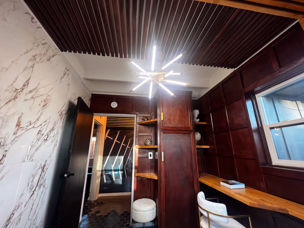 Outdoor rainwater shower